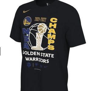 Golden State Warriors Nike Black 2022 NBA Finals Champions  T-Shirt